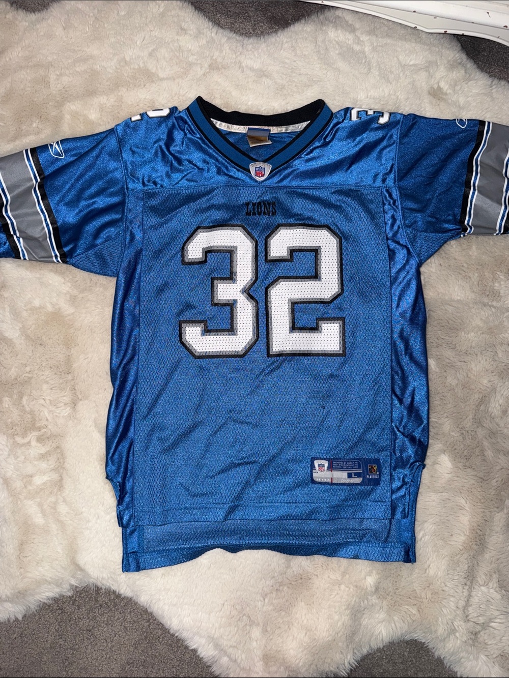 Kids Blue Detroit Lions #32 Football Jersey